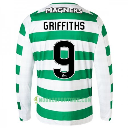 Koszulka Celtic FC Griffiths 9 Domowe Stroje Piłkarskie 2018/19 Długi Rękaw
